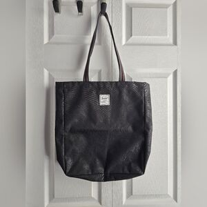 Herschel Supply Co. Black Tote Bag Starbucks Reserve Limited Edition L12.5xW15in